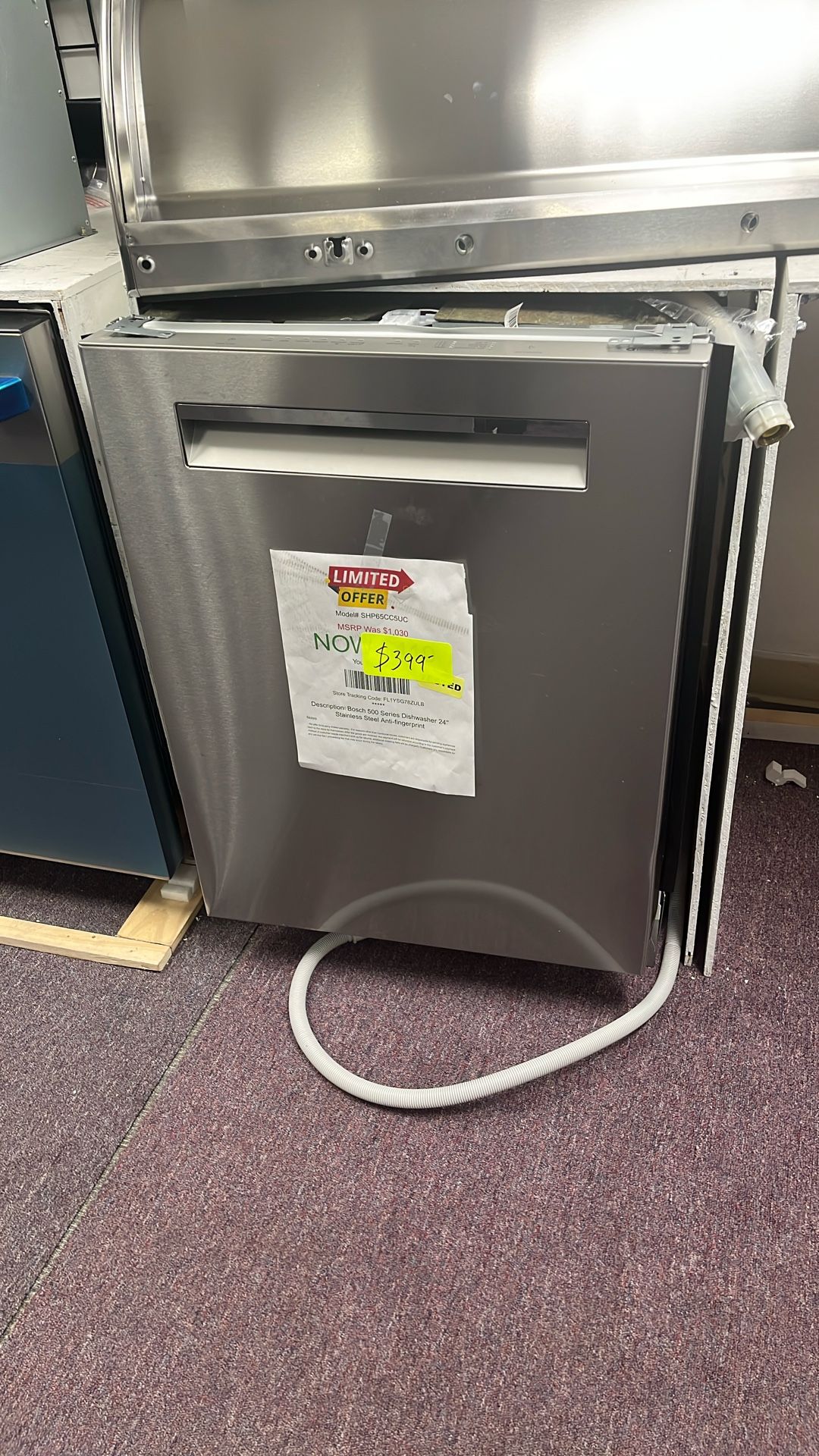 Dishwasher Stainless Steel New Open Box 1 Year Warranty