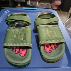 2019 Pharrell x Adilette 2.0 Sandal 'Tribe Green