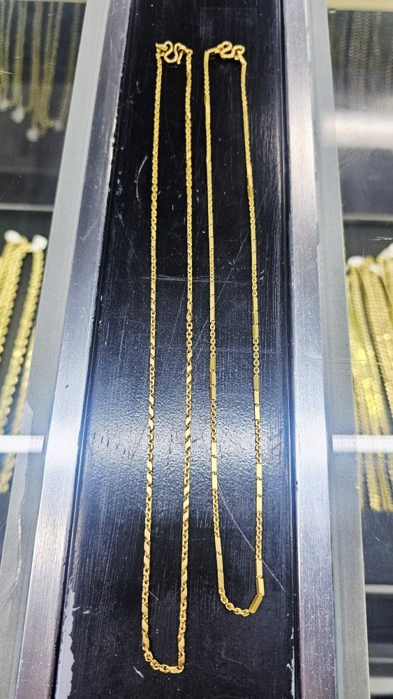 PRE-OWNED 24K Chains 140 A Gram (CASH ONLY NO TRADES) Check The Description For Pricing 