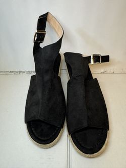 High Heel Open Toad Wedges Size 9