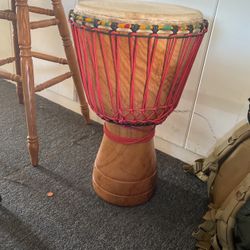 Handmaid African drum