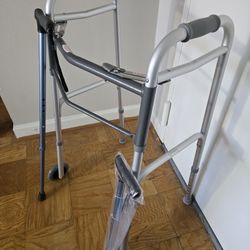 Walker And 2 Walking Canes