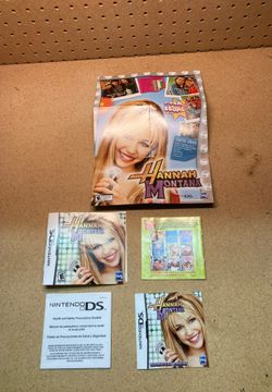 Nintendo ds Hannah Montana artwork and inserts