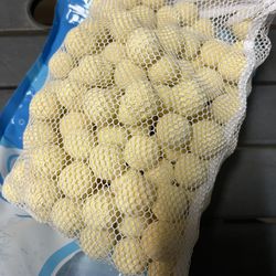 Aquarium Fish Tank Filter Media Solid Balls 1inch Diameter 3lbs/bag Yellow