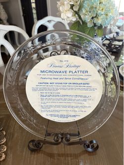 Princess house Microwave plate
