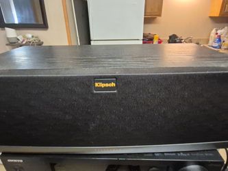Klipsch center channel speaker rc-52ii black