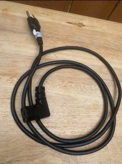 3 prong power cable used (silvine Brand) ef-28vr 10a 125v