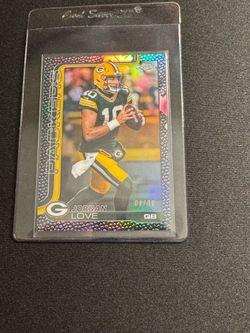 2025 Topps Chrome Jordan Love #109 Serial Numbered /10 Green Bay Packers NFL