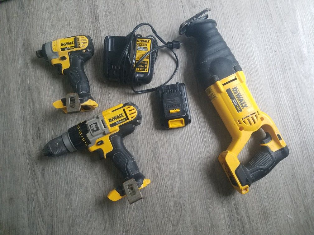 20v Dewalt tools