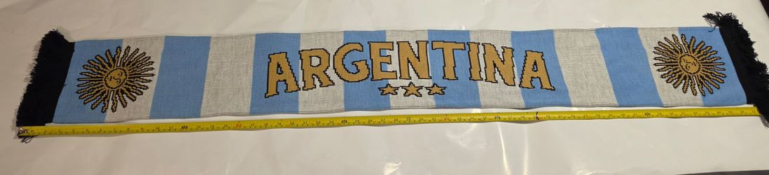 New With Tags Official Licensed FIFA 2026 Argentina Scarf