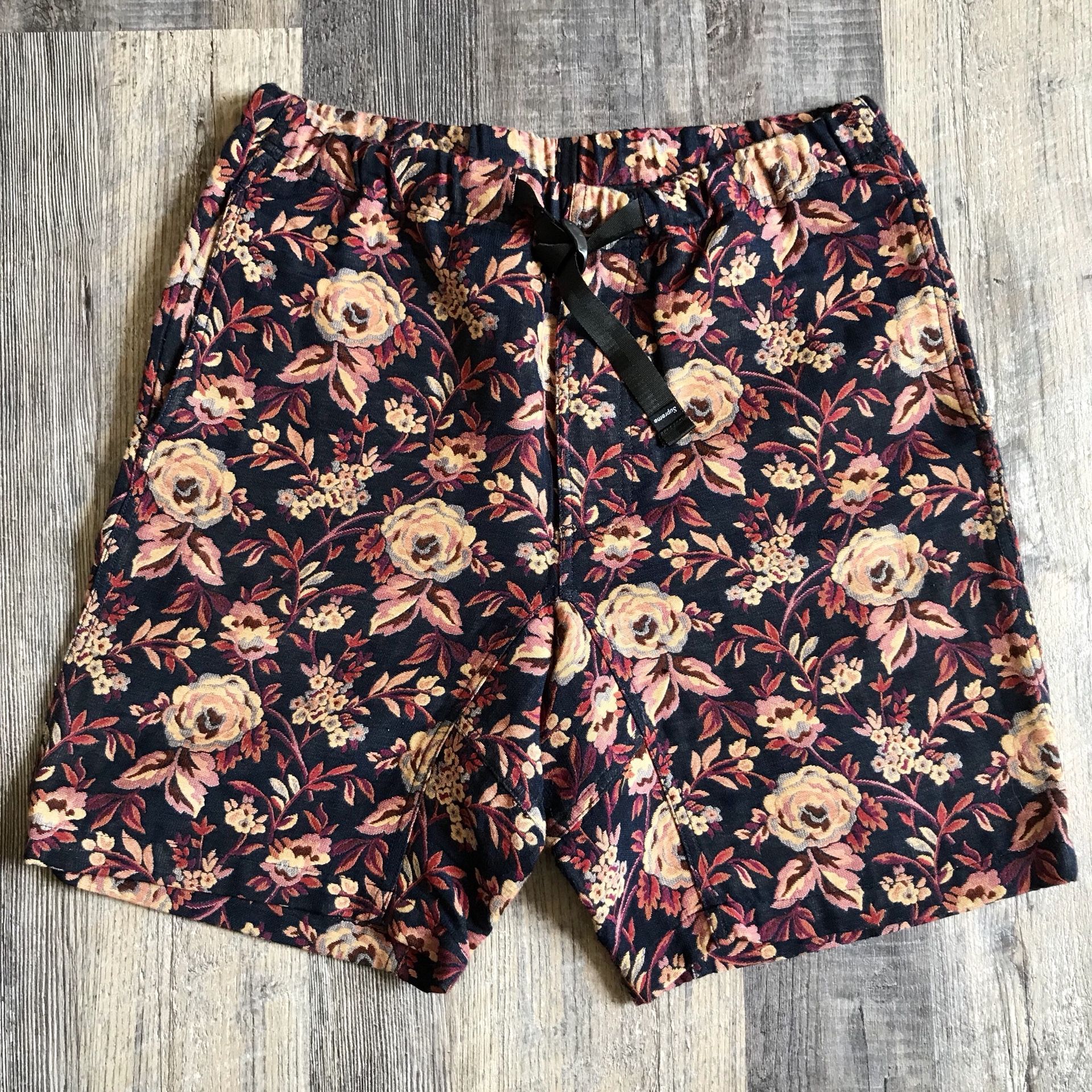Supreme Belted Flower Shorts SS15
