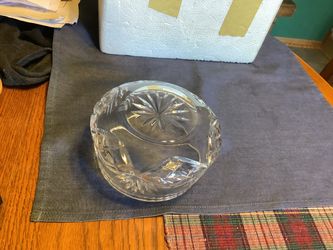 Rogaska Crystal Bowl Signed in mint condition, 3 1/4” tall, about 5 1/4” on the rim, no cracks or issues Plainfield, Illinois