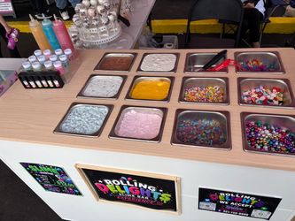 Bday party slime cart