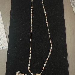 24 Inch Gold Plated Rosary 📿 Multicolored