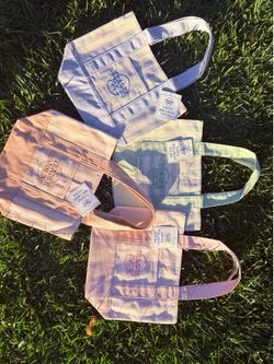 Mini tote bags canvas Trader Joe’s