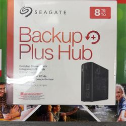 Seagate Backup Plus Hub 8TB  USB 3.0. New In Box