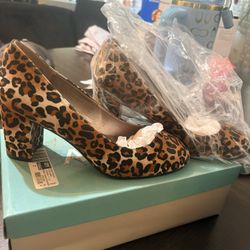 Leopard Pumps New 