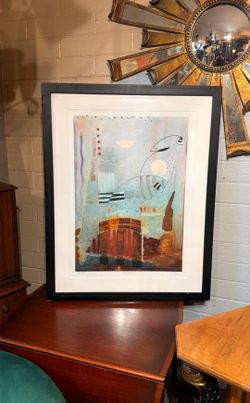 Beautiful abstract, amazing colors signed by the artist