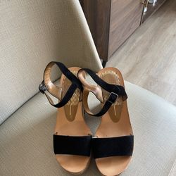 Black Summer Wedge