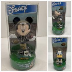Los Angeles Rams Disney mickey, Donald and goofy bobbleheads sale