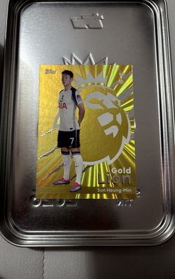 Son Heung-min 2025-26 Topps Premier League Gold Lion Rare Card