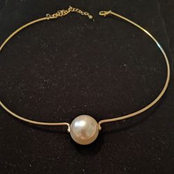 Pearl Choker Costume Jewelry 