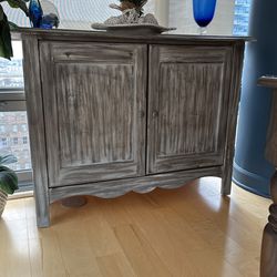 Gray Wash Cabinet