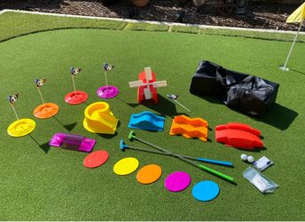 Cool *COSMIC MINI GOLF* Set- As New!