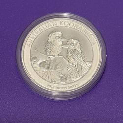 2013 Australian Kookaburra 1 oz .999 Fine Silver