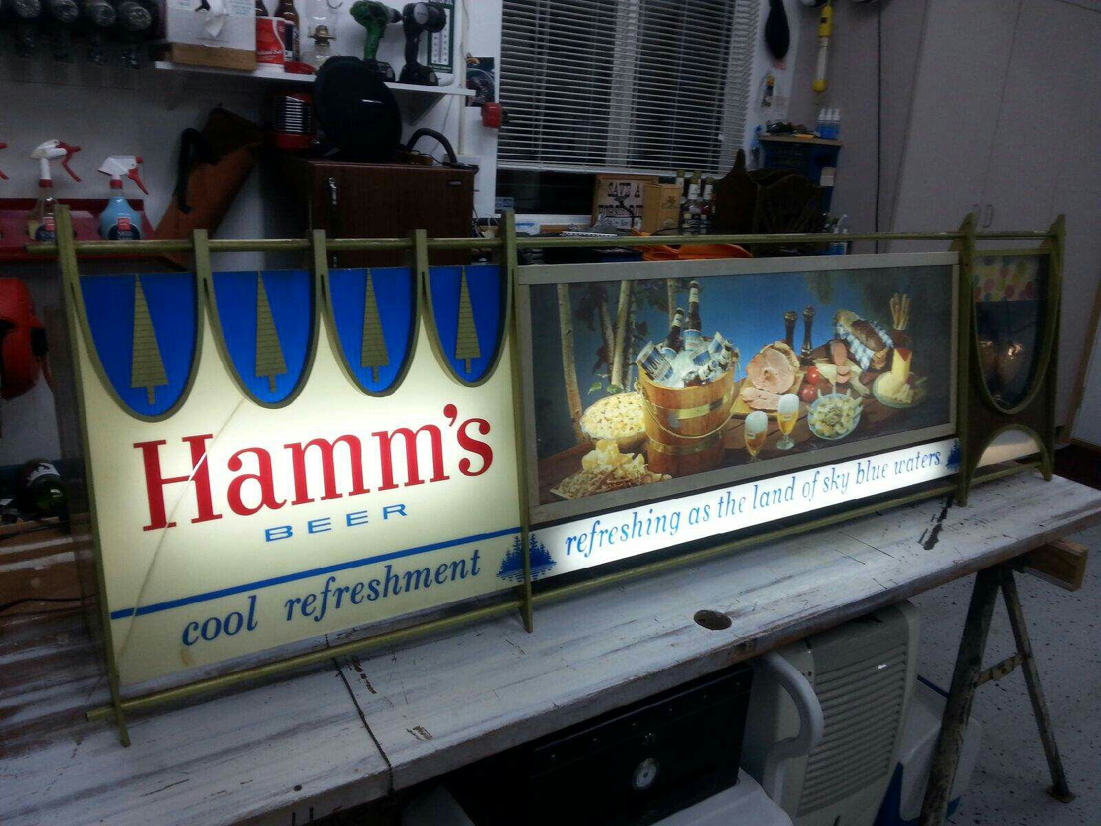 Hamm' Beer Sign / Vintage 1960's