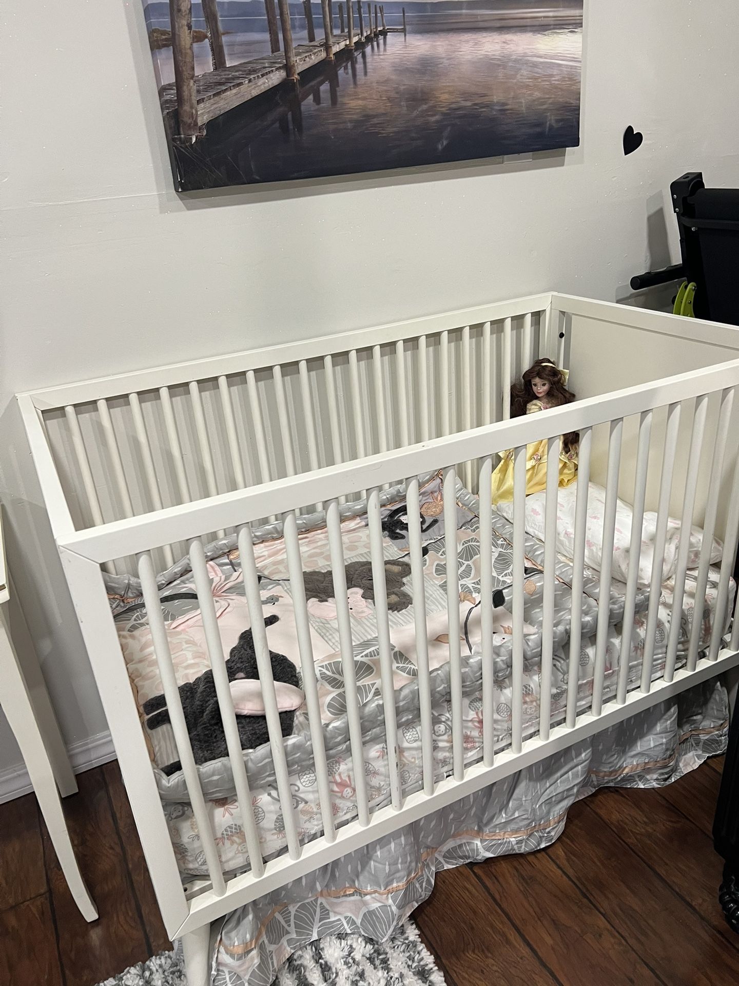 Baby Crib With Mattress