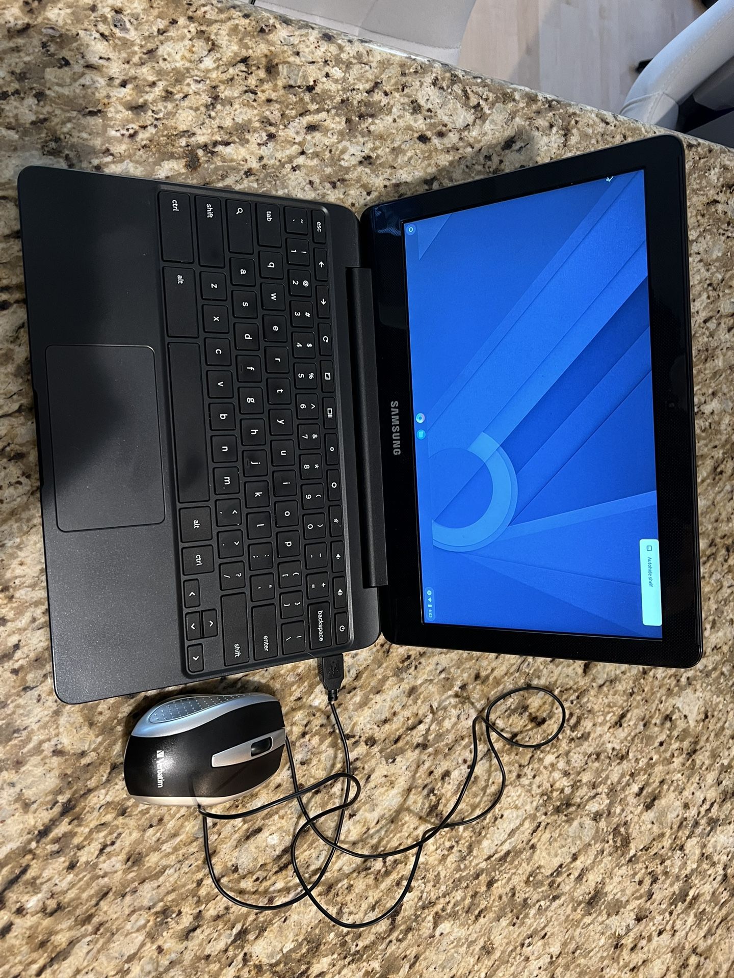 Samsung Chromebook With Wired Mouse (mouse Pad Does Not Work)