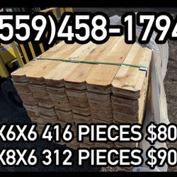 New Cedar Fence Pickets 