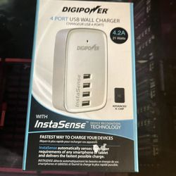 Digipower 4-Port USB Wall Charger 