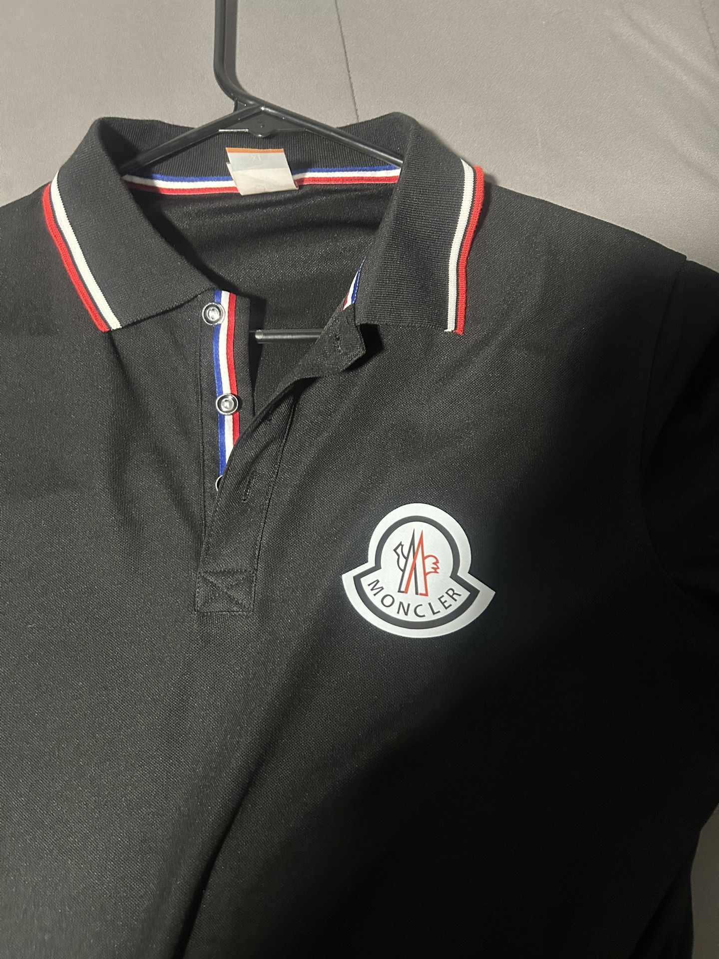 Black Moncler Polo 