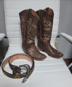 Boots and belt