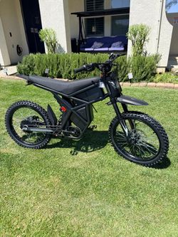 Riding Times Gt73 Electric Sport Bike 37mph, 85 -140 With PAS , Storage Bag, Dual Batteries & 25 Inch Tires