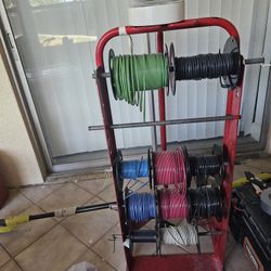 Electrical Wire Spool Rack 