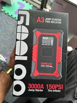 Gooloo A3 Jump Starter and Tire Inflator