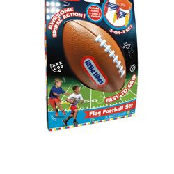 Little Tikes 3 on 3 Flag Football Set, Kids Sports Game with 6 Belts, 12 Flags