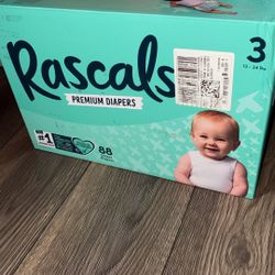 Rascal Premium Diapers Size 3