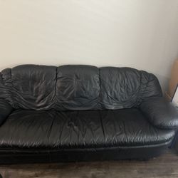 Black Couch Set 