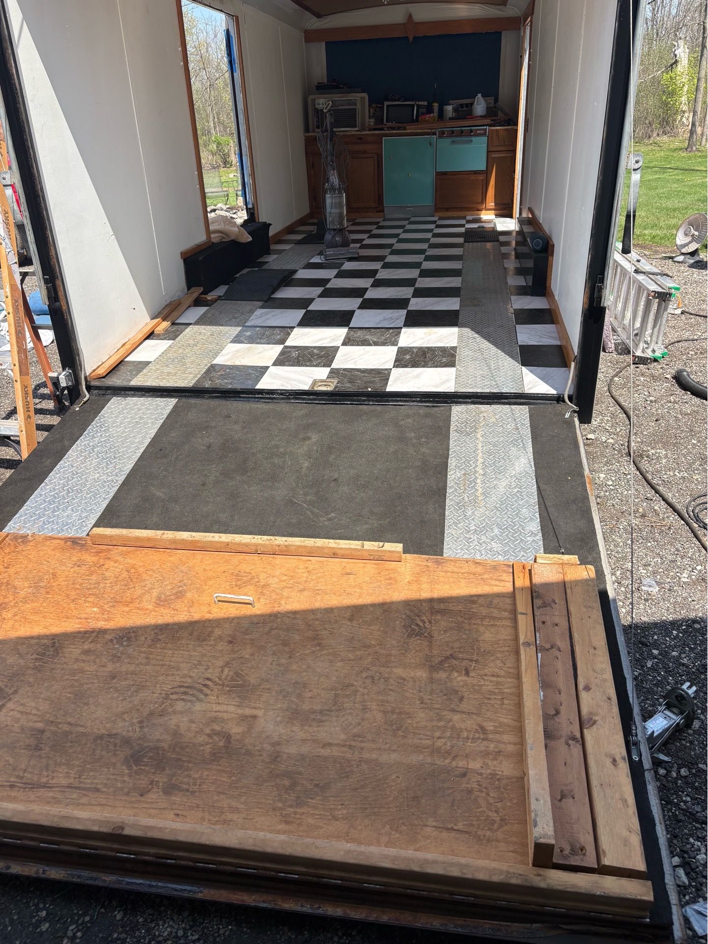 Trailer camper Car hauler