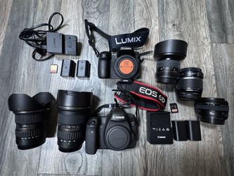 Canon 6D + Lumix GH4 + 5 Lenses Bundle (Canon EF) - Great Deal