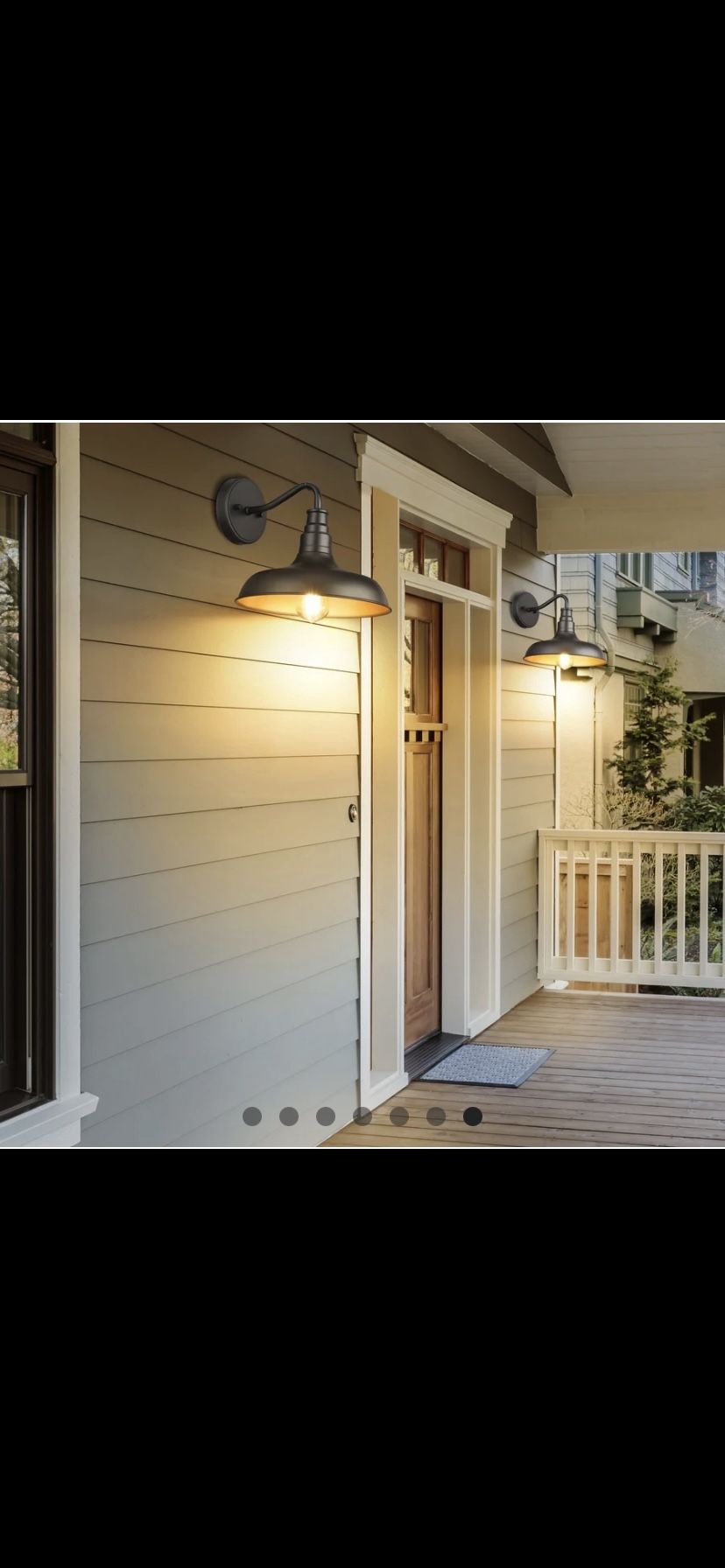 Set Of 2 Outdoor Indoor Wall Lights In Box