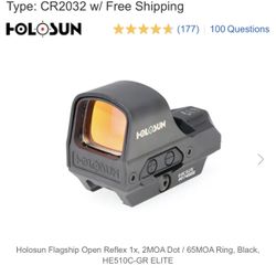 Holosun HE510C-GR Elite Green Dot – Like New / Perfect Condition