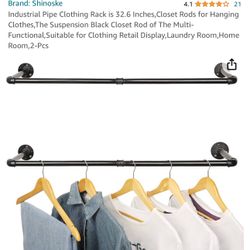 Industrial Pipe Clothing Rods 