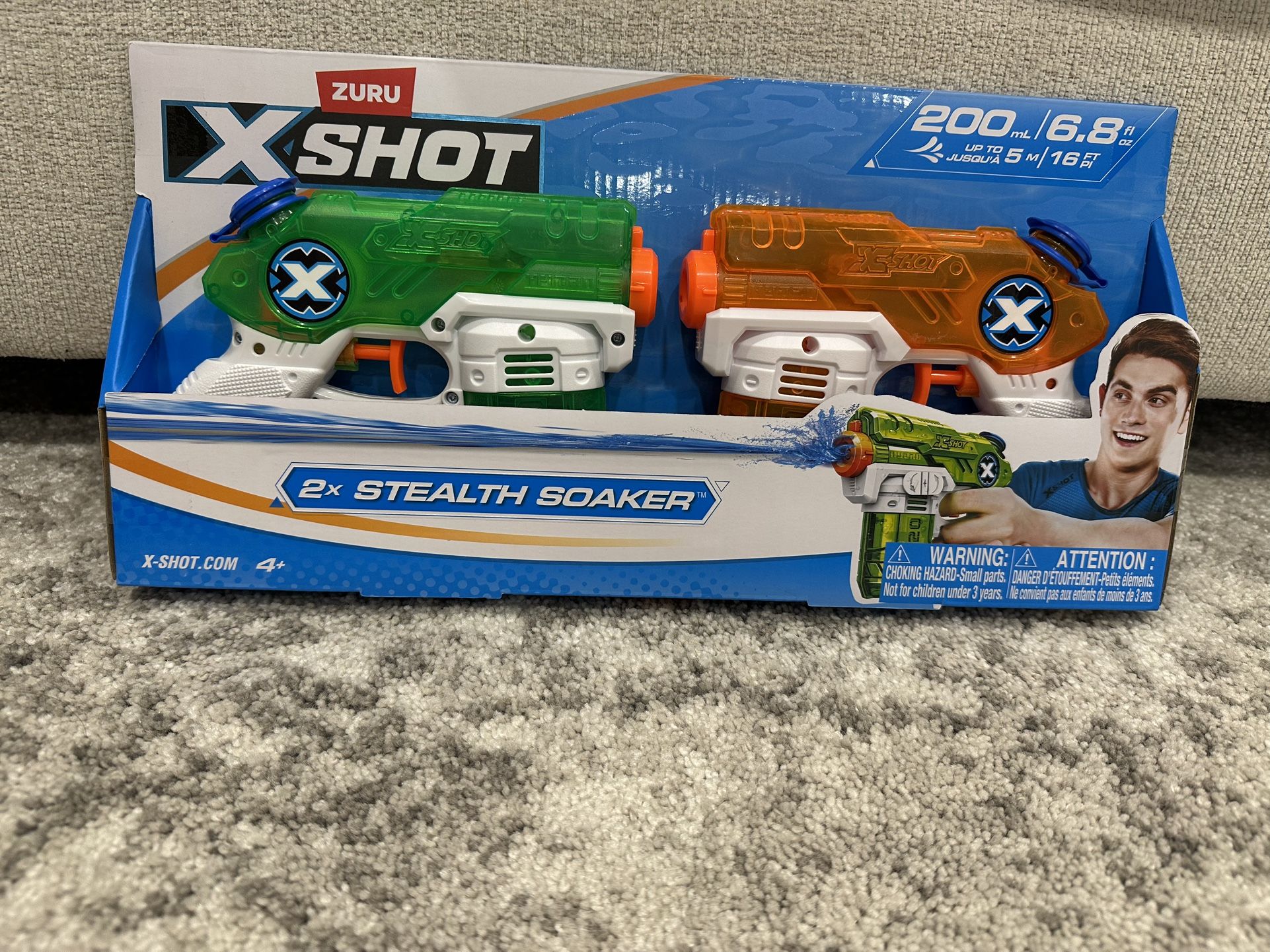 BRAND NEW X SHOT 2X STEALTH SOAKER WATER BLASTER PACK