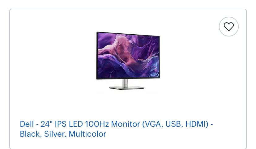 Dell 24’ In Monitors