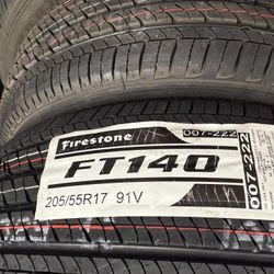 2 New Tires 205/55/17